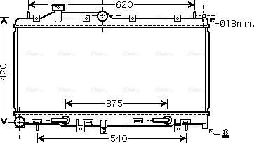 Ava Quality Cooling SU 2068 - Radiators, Motora dzesēšanas sistēma autodraugiem.lv