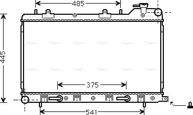 Ava Quality Cooling SU 2075 - Radiators, Motora dzesēšanas sistēma autodraugiem.lv