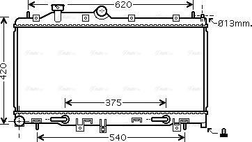 Ava Quality Cooling SU 2076 - Radiators, Motora dzesēšanas sistēma autodraugiem.lv