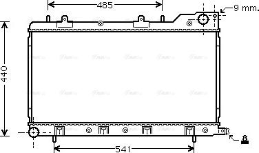 Ava Quality Cooling SU 2071 - Radiators, Motora dzesēšanas sistēma autodraugiem.lv