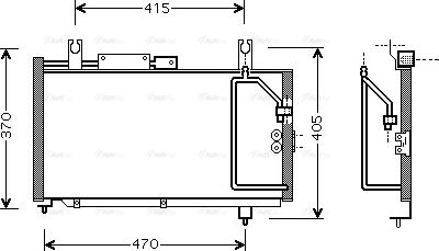 Ava Quality Cooling SZ 5067 - Kondensators, Gaisa kond. sistēma autodraugiem.lv