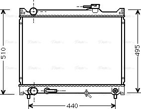 Ava Quality Cooling SZ 2047 - Radiators, Motora dzesēšanas sistēma autodraugiem.lv