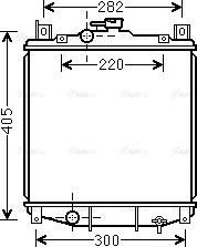 Ava Quality Cooling SZ 2059 - Radiators, Motora dzesēšanas sistēma autodraugiem.lv