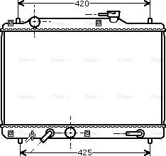 Ava Quality Cooling SZ 2052 - Radiators, Motora dzesēšanas sistēma autodraugiem.lv