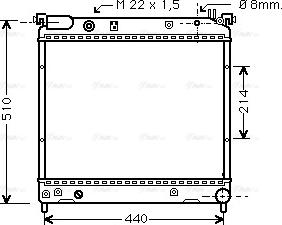 Ava Quality Cooling SZ 2036 - Radiators, Motora dzesēšanas sistēma autodraugiem.lv