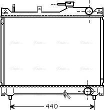 Ava Quality Cooling SZ 2079 - Radiators, Motora dzesēšanas sistēma autodraugiem.lv