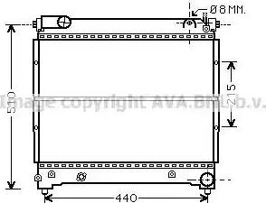 Ava Quality Cooling SZ 2074 - Radiators, Motora dzesēšanas sistēma autodraugiem.lv