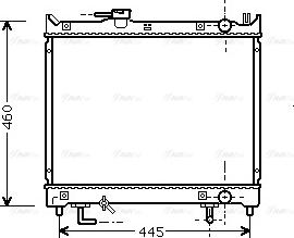 Ava Quality Cooling SZ 2071 - Radiators, Motora dzesēšanas sistēma autodraugiem.lv