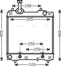 Ava Quality Cooling SZ2114 - Radiators, Motora dzesēšanas sistēma autodraugiem.lv