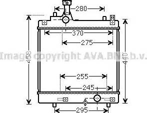 Ava Quality Cooling SZ2113 - Radiators, Motora dzesēšanas sistēma autodraugiem.lv