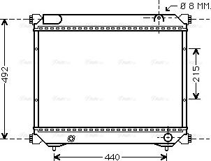 Ava Quality Cooling SZA2065 - Radiators, Motora dzesēšanas sistēma autodraugiem.lv