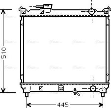 Ava Quality Cooling SZA2033 - Radiators, Motora dzesēšanas sistēma autodraugiem.lv