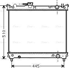 Ava Quality Cooling SZA2024 - Radiators, Motora dzesēšanas sistēma autodraugiem.lv