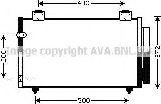 Ava Quality Cooling TO 5411 - Kondensators, Gaisa kond. sistēma autodraugiem.lv