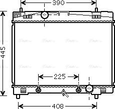 Ava Quality Cooling TO2577 - Radiators, Motora dzesēšanas sistēma autodraugiem.lv