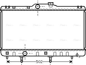 Ava Quality Cooling TO 2148 - Radiators, Motora dzesēšanas sistēma autodraugiem.lv