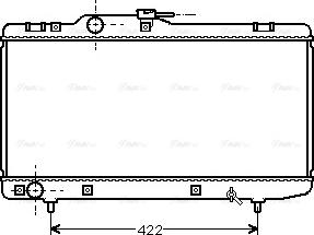 Ava Quality Cooling TO 2150 - Radiators, Motora dzesēšanas sistēma autodraugiem.lv