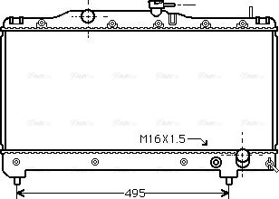 Ava Quality Cooling TO 2163 - Radiators, Motora dzesēšanas sistēma autodraugiem.lv