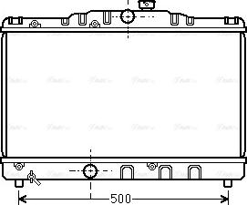 Ava Quality Cooling TO 2115 - Radiators, Motora dzesēšanas sistēma autodraugiem.lv