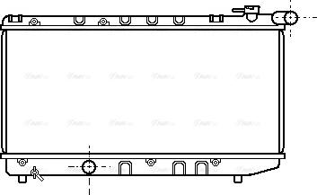 Ava Quality Cooling TO 2124 - Radiators, Motora dzesēšanas sistēma autodraugiem.lv