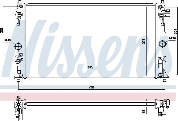 Ava Quality Cooling TO2808 - Radiators, Motora dzesēšanas sistēma autodraugiem.lv