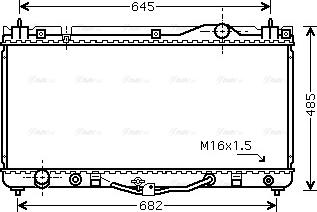 Ava Quality Cooling TO 2303 - Radiators, Motora dzesēšanas sistēma autodraugiem.lv