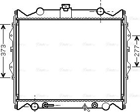 Ava Quality Cooling TO 2311 - Radiators, Motora dzesēšanas sistēma autodraugiem.lv