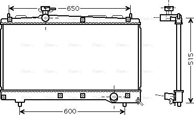 Ava Quality Cooling TO 2331 - Radiators, Motora dzesēšanas sistēma autodraugiem.lv