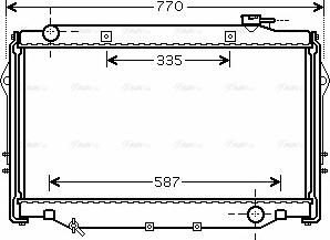 Ava Quality Cooling TO 2377 - Radiators, Motora dzesēšanas sistēma autodraugiem.lv