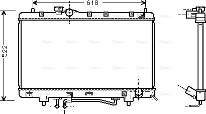 Ava Quality Cooling TO 2242 - Radiators, Motora dzesēšanas sistēma autodraugiem.lv