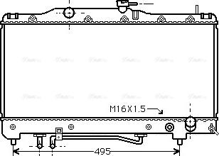 Ava Quality Cooling TO 2205 - Radiators, Motora dzesēšanas sistēma autodraugiem.lv