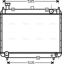 Ava Quality Cooling TO 2233 - Radiators, Motora dzesēšanas sistēma autodraugiem.lv