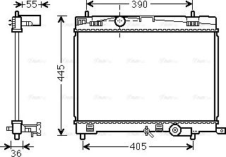 Ava Quality Cooling TO2716 - Radiators, Motora dzesēšanas sistēma autodraugiem.lv