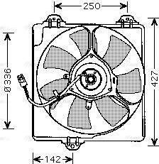 Ava Quality Cooling TO 7547 - Ventilators, Motora dzesēšanas sistēma autodraugiem.lv