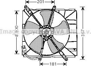 Ava Quality Cooling TO 7504 - Ventilators, Motora dzesēšanas sistēma autodraugiem.lv