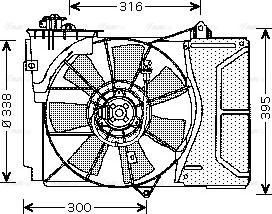 Ava Quality Cooling TO 7503 - Ventilators, Motora dzesēšanas sistēma autodraugiem.lv