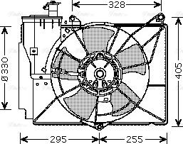 Ava Quality Cooling TO 7548 - Ventilators, Motora dzesēšanas sistēma autodraugiem.lv