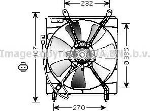 Ava Quality Cooling TO 7536 - Ventilators, Motora dzesēšanas sistēma autodraugiem.lv