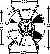 Ava Quality Cooling TO 7529 - Ventilators, Motora dzesēšanas sistēma autodraugiem.lv