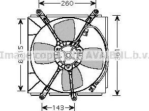 Ava Quality Cooling TO 7522 - Ventilators, Motora dzesēšanas sistēma autodraugiem.lv