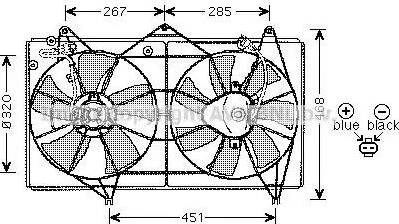 Ava Quality Cooling TO7527 - Ventilators, Motora dzesēšanas sistēma autodraugiem.lv