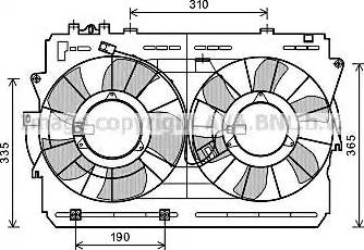 Ava Quality Cooling TO 7570 - Ventilators, Motora dzesēšanas sistēma autodraugiem.lv