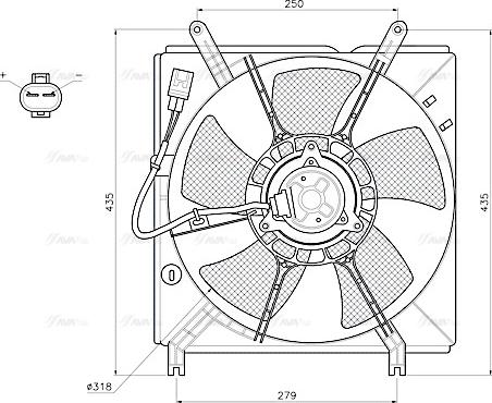 Ava Quality Cooling TO7800 - Ventilators, Motora dzesēšanas sistēma autodraugiem.lv