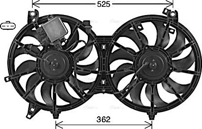 Ava Quality Cooling TO7762 - Ventilators, Motora dzesēšanas sistēma autodraugiem.lv