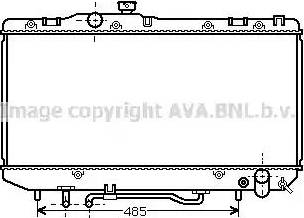 Ava Quality Cooling TOA2162 - Radiators, Motora dzesēšanas sistēma autodraugiem.lv