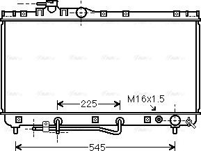 Ava Quality Cooling TOA2184 - Radiators, Motora dzesēšanas sistēma autodraugiem.lv