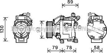 Ava Quality Cooling TOK667 - Kompresors, Gaisa kond. sistēma autodraugiem.lv