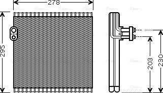 Ava Quality Cooling TO V485 - Iztvaikotājs, Gaisa kondicionēšanas sistēma autodraugiem.lv