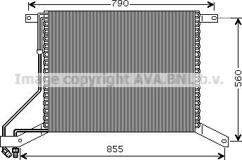 Ava Quality Cooling UV5104 - Kondensators, Gaisa kond. sistēma autodraugiem.lv