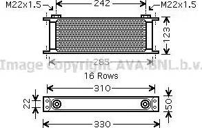 Ava Quality Cooling UV3140 - Eļļas radiators, Automātiskā pārnesumkārba autodraugiem.lv